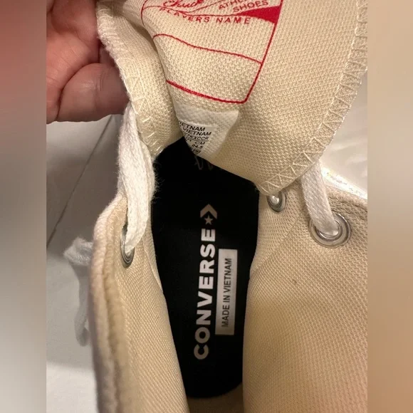 Converse new White High-Top Sneakers - Picture 7 of 10